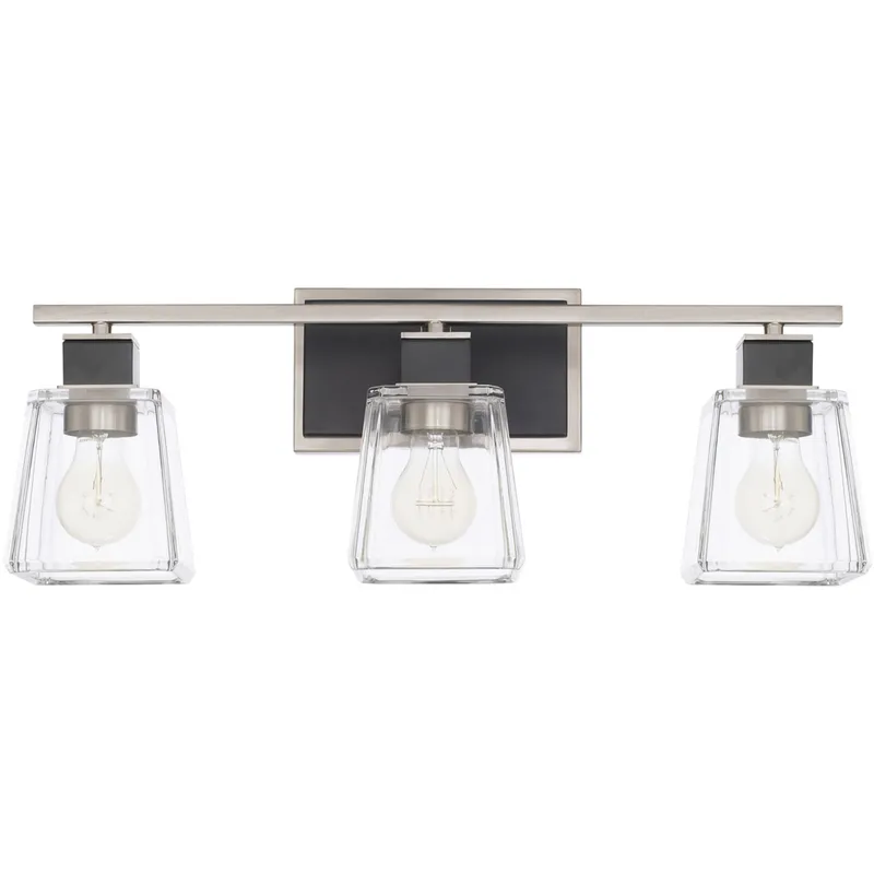 Tux 3 Light 23 inch Black Tie Vanity Light Wall Light