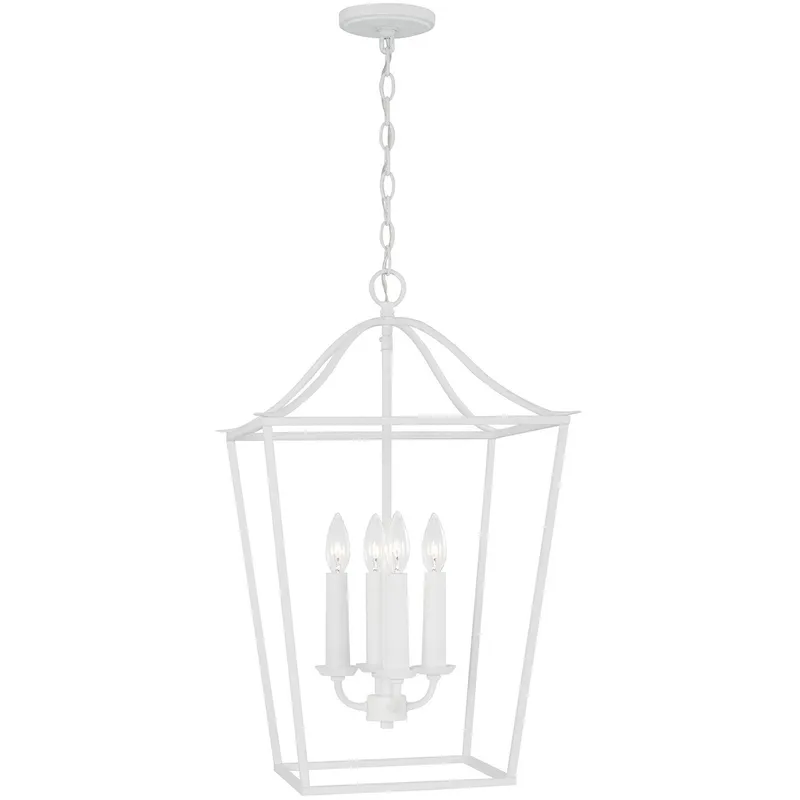 Grady 4 Light 15.75 inch Textured White Foyer Ceiling Light