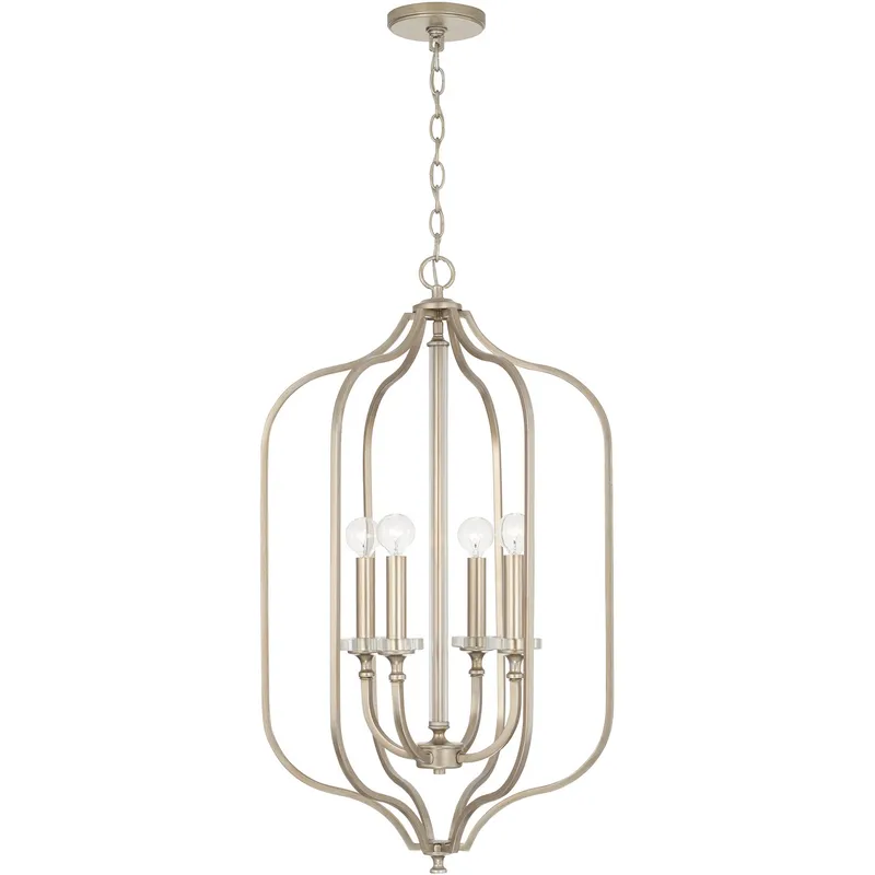 Breigh 4 Light 18 inch Brushed Champagne Foyer Ceiling Light