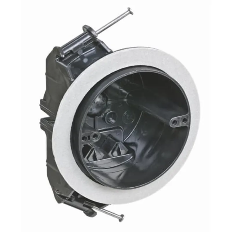 4" Round Ceiling Box, Depth: 2-3/4", Nail-On, Non-Metallic