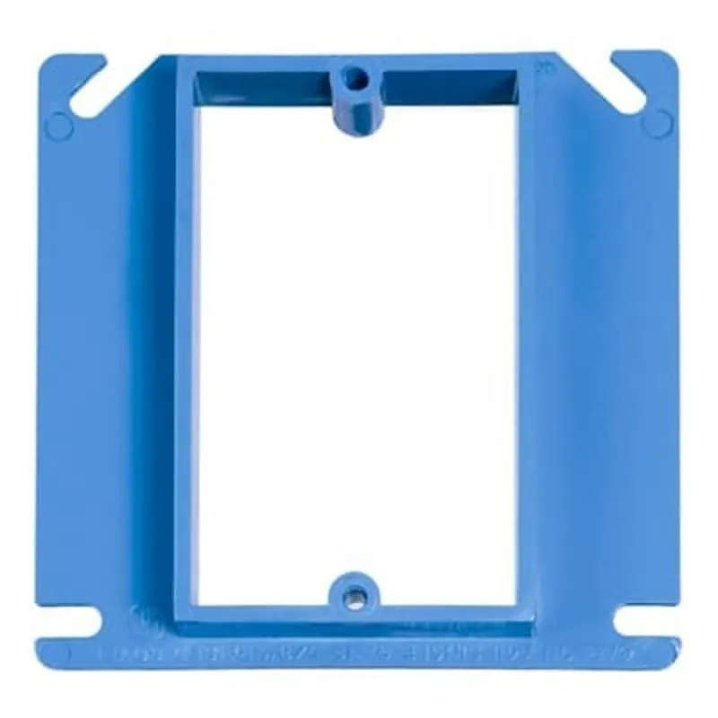 4" Square, 1-Gang, Non-Metallic, ENT Box Extender