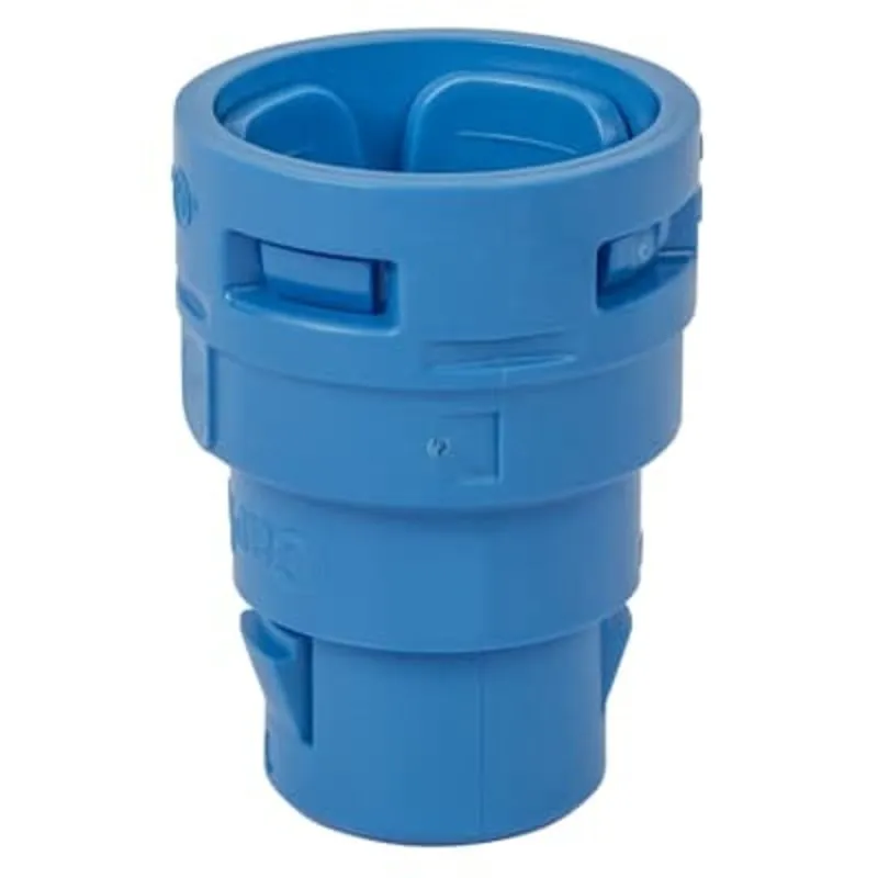 1/2" ENT Polycarbonate Male Terminal Adapter, Blue