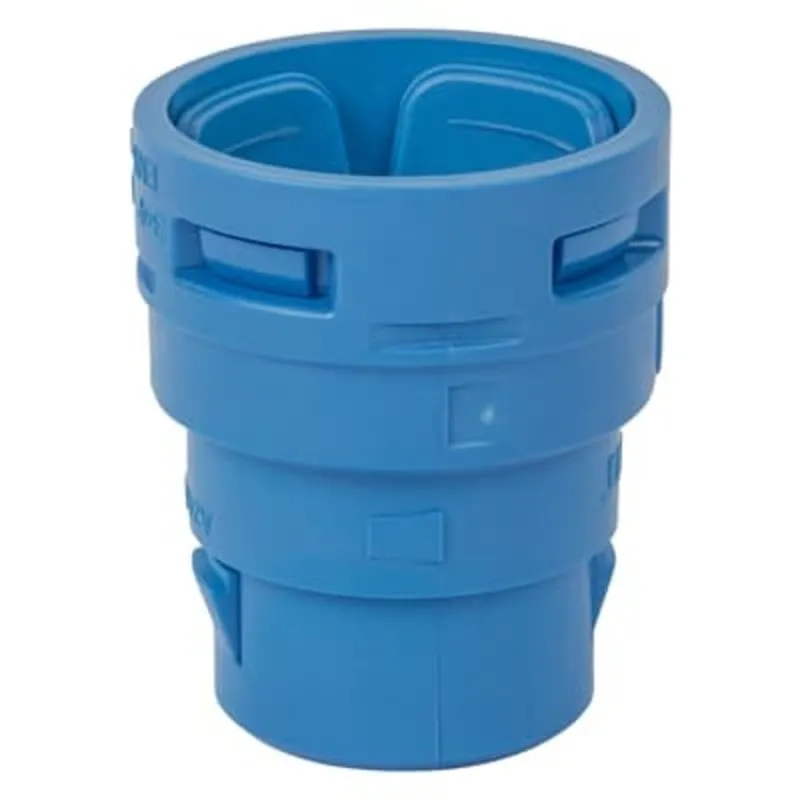3/4" ENT Polycarbonate Male Terminal Adapter, Blue