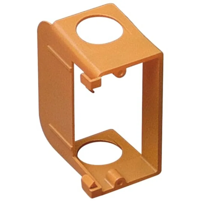 Single gang non-metallic low voltage add-on bracket