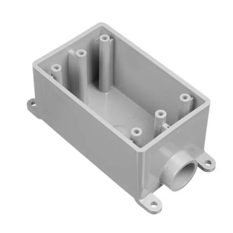Weatherproof Box, FSE Type, 1 Gang, (1) 1/2" Outlets, 2.42" Deep, Non-Metallic
