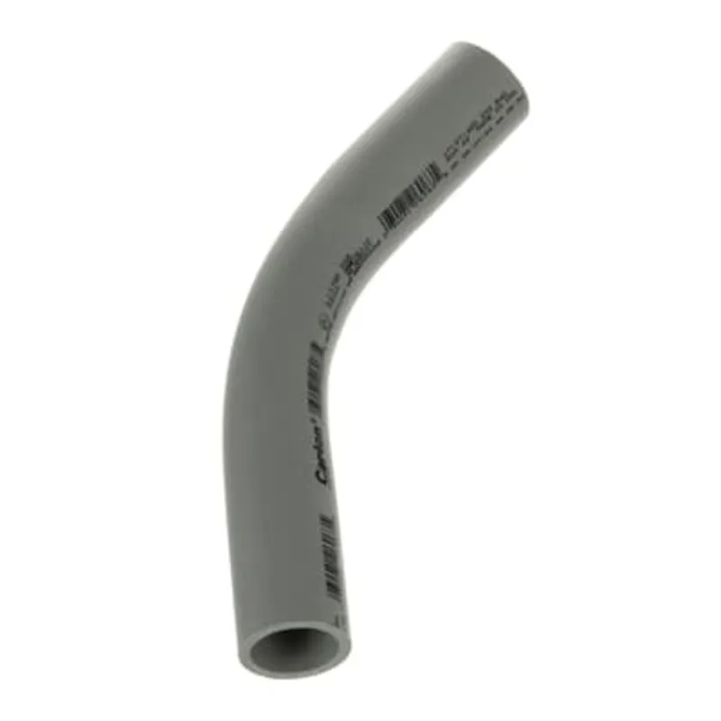 1" PVC 45° Elbow, Schedule 40, Gray