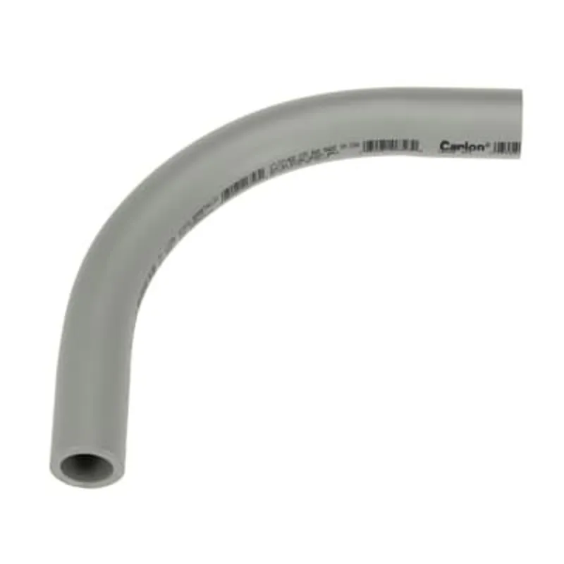 1" PVC 90° Elbow, Schedule 80, Gray