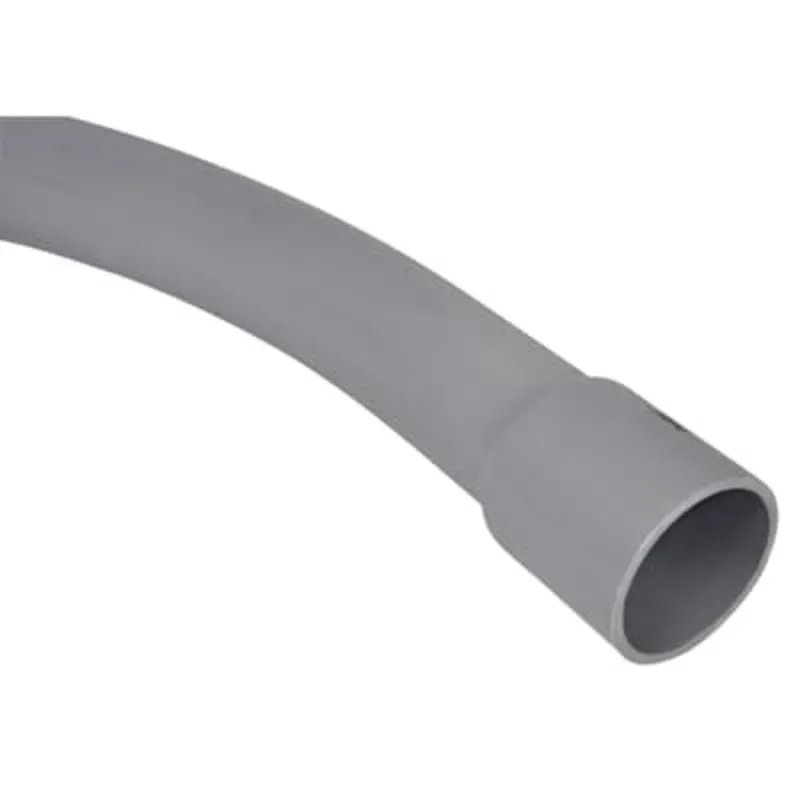 3/4" PVC 30° Elbow, Schedule 40, Gray, Bell End