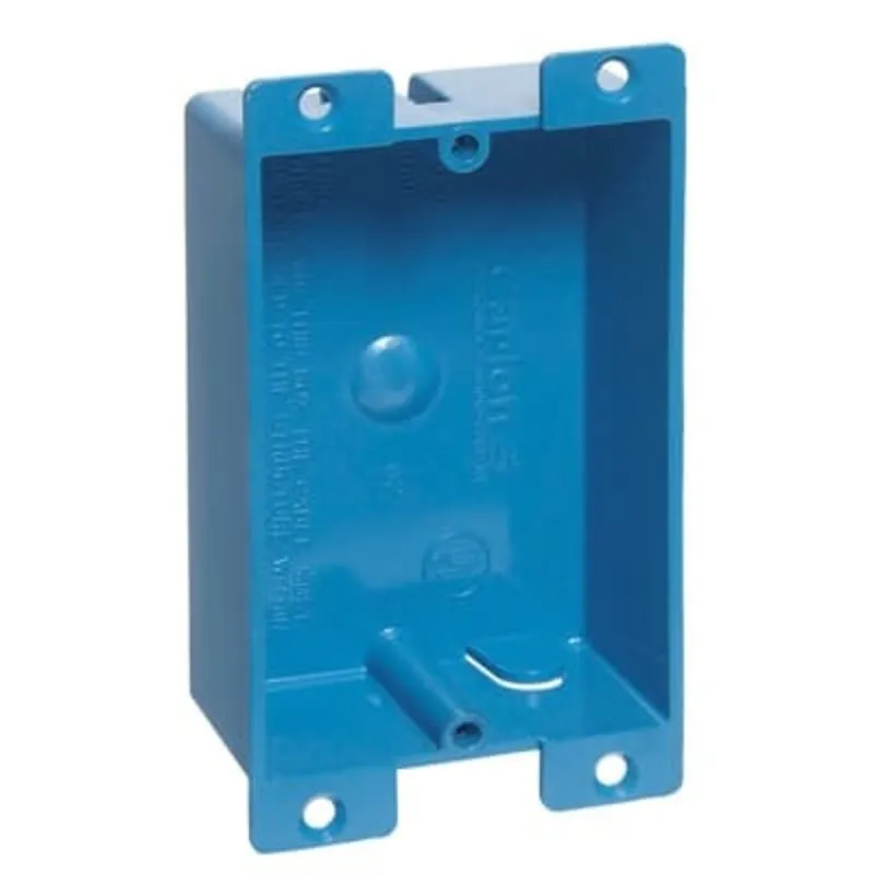 Switch/Outlet Box, 1-Gang, Non-Metallic