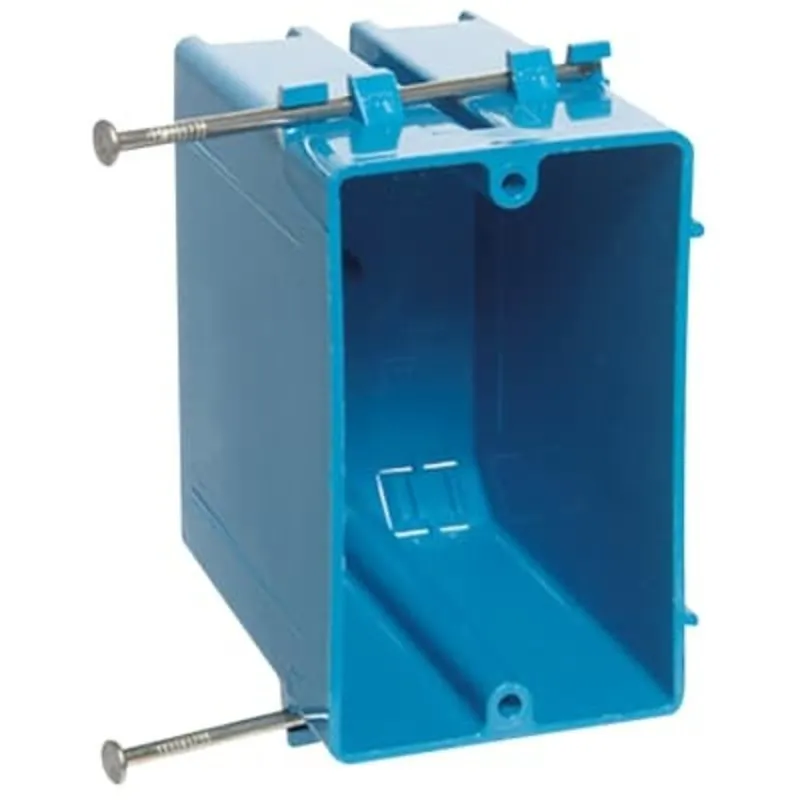 Switch/Outlet Box, 1-Gang, Non-Metallic