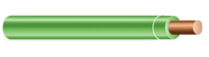 10 AWG, THHN/THWN-2, Solid Copper, Green, 750'