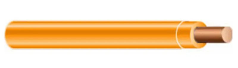 10 AWG, THHN/THWN-2, Solid Copper, Orange 750'