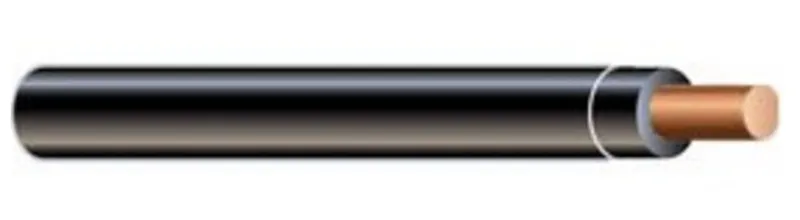 12 AWG, THHN/THWN-2, Solid Copper, Black, 1250'