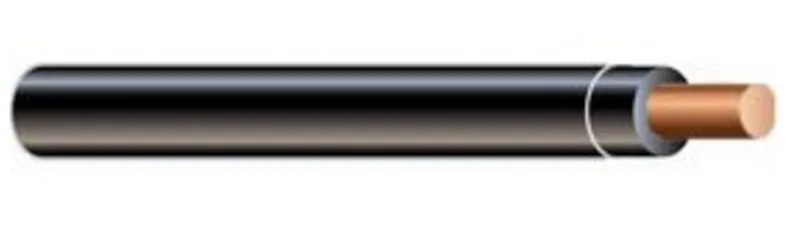 10 AWG, THHN/THWN-2, Solid Copper, Black, 750'