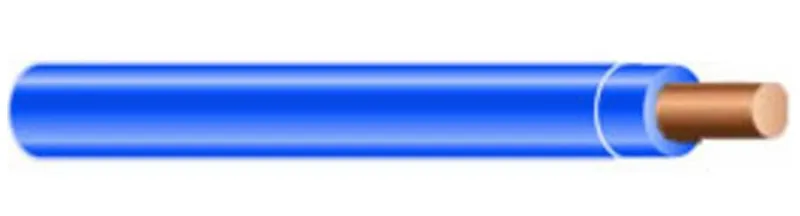 12 AWG, THHN/THWN-2, Solid Copper, Blue, 1250'