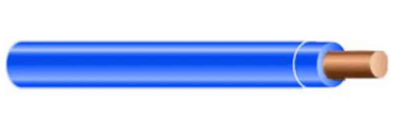 10 AWG, THHN/THWN-2, Solid Copper, Blue, 750'