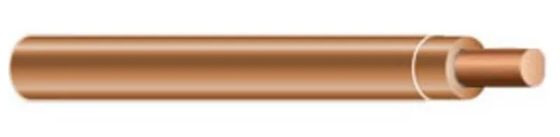 14 AWG, THHN/THWN-2, Solid Copper, Brown, 1500'