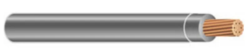 14 AWG, THHN/THWN-2, Stranded Copper, Gray, 1500'