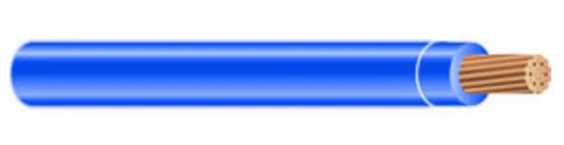 10 AWG THHN/THWN-2 Stranded Copper, Blue, 750' Coil Pack