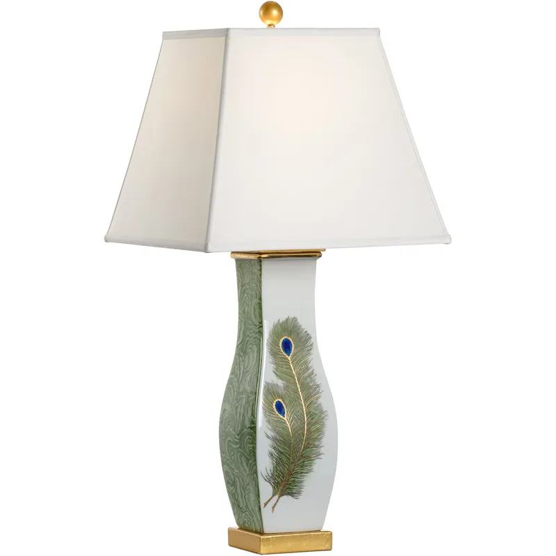 Chelsea House 32.8 inch 100 watt Hand Painted/Gold Leaf Table Lamp Portable Light