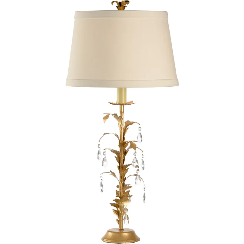 Chelsea House 33 inch 60.00 watt Antique Gold Buffet Lamp Portable Light