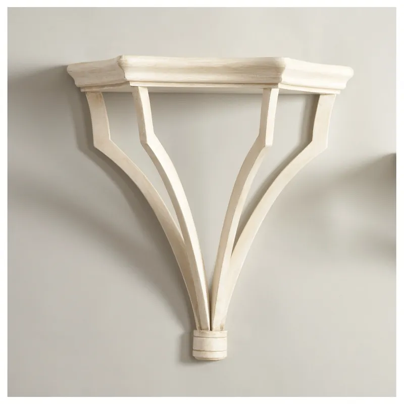 Chelsea House 16 inch Antique Cream Wall Bracket Wall Light, Large