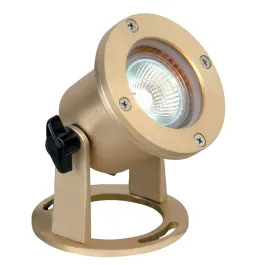 Corona Lighting 3.5W LED Underwater Light - 2700K - 270 Lumens - 45 Degrees - 12V - Natural Brass
