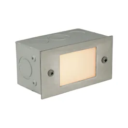 Corona Lighting 2.5W LED Step Light - 2700K - 240 Lumens - 12V - Silver