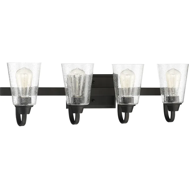 Neighborhood Grace 4 Light 28 inch Espresso Vanity Light Wall Light, Neighborhood Collection