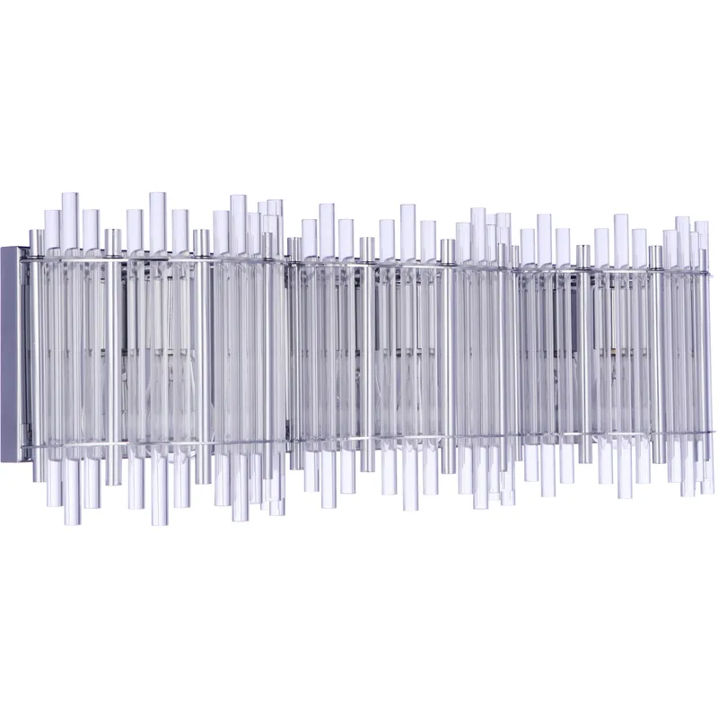 Reveal 3 Light 26 inch Chrome Vanity Light Wall Light