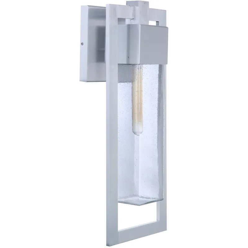 Perimeter Outdoor Wall Mount in Satin Aluminum, Large