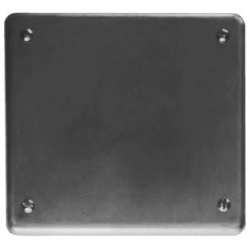 Eaton's Crouse-Hinds series S Series Blank Device Box Cover with Ga