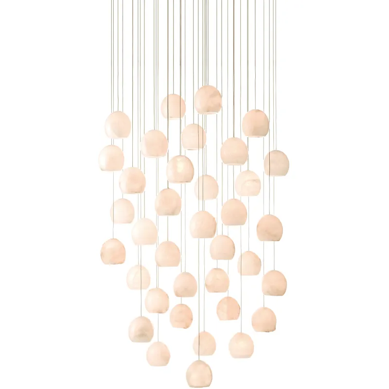 Lazio 36 Light 36 inch Silver Multi-Drop Pendant Ceiling Light