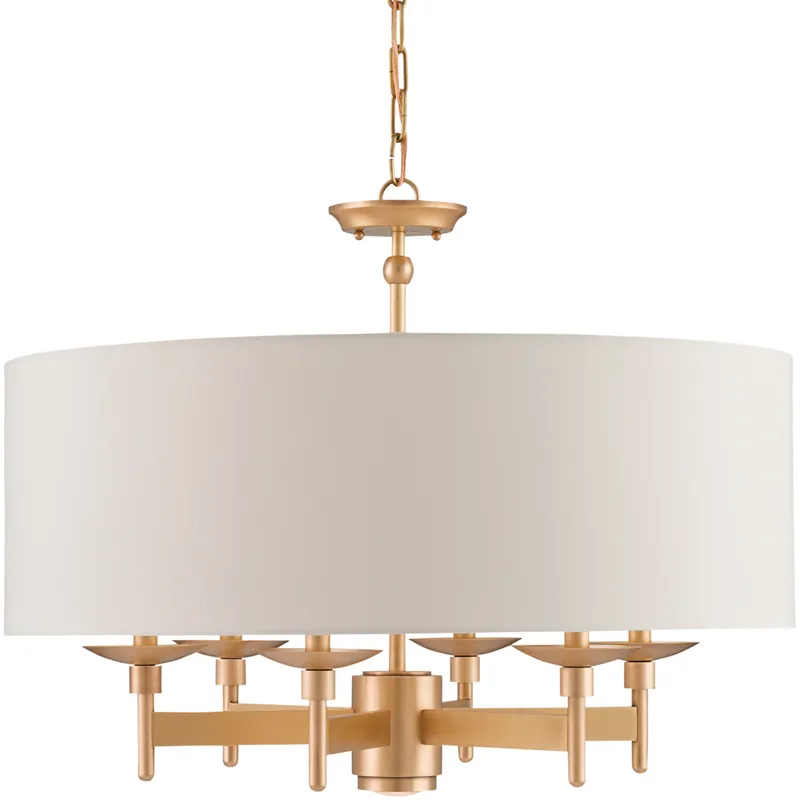 Bering 7 Light 28 inch Antique Brass Chandelier Ceiling Light