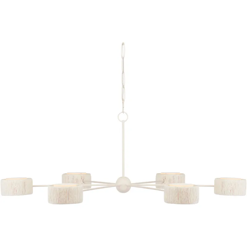 Monreale LED 54 inch White Chandelier Ceiling Light