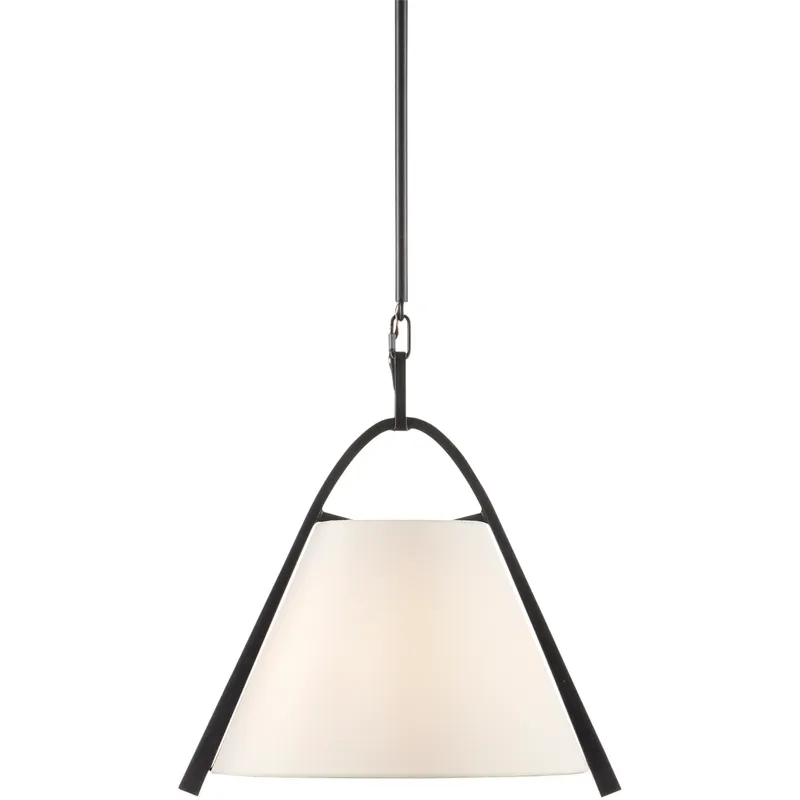 Frey 1 Light 15 inch Satin Black Pendant Ceiling Light