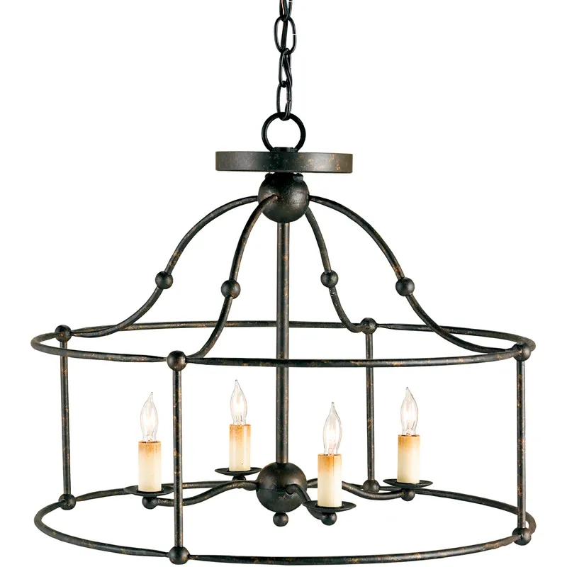 Fitzjames 4 Light 20 inch Mayfair Pendant Ceiling Light