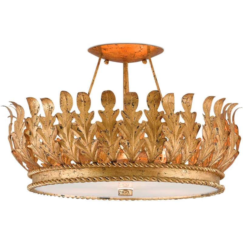 Currey & Company Semi-Flush Mounts