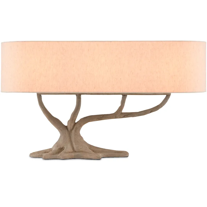 Cotswold 17 inch 40 watt Concrete Table Lamp Portable Light