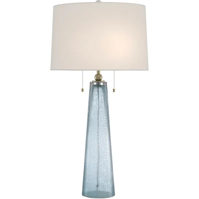 Looke 33.5 inch 75 watt Blue Table Lamp Portable Light
