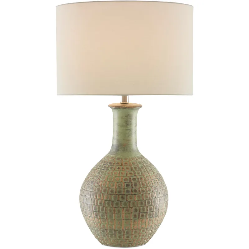 Loro 30.5 inch 150 watt Moss Green Table Lamp Portable Light