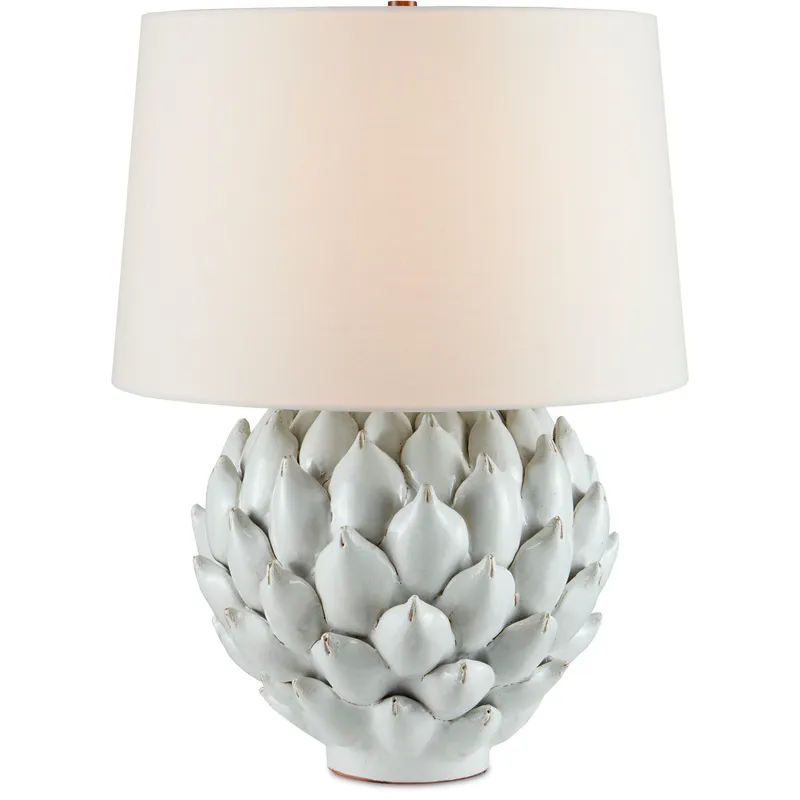 Cynara 25 inch 150 watt Antique White Table Lamp Portable Light
