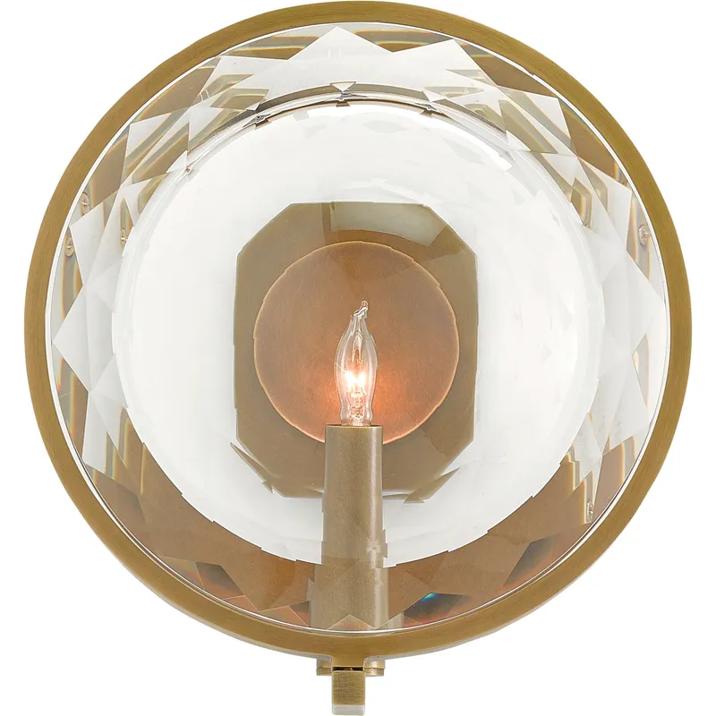 MarjieScope 1 Light 9.5 inch Antique Brass Wall Sconce Wall Light, Marjorie Skouras Collection