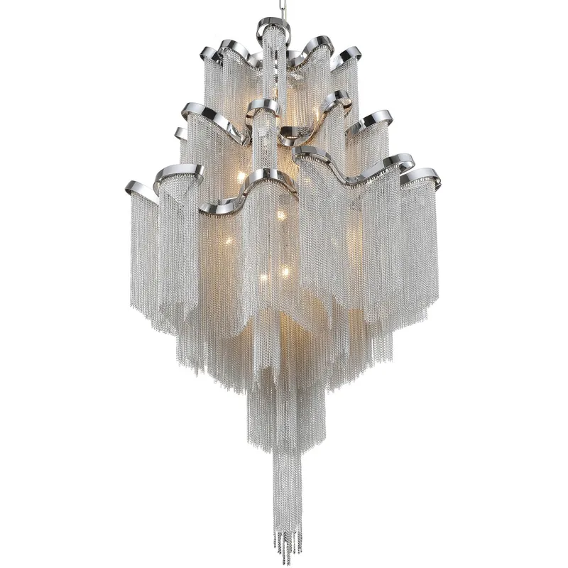 Daisy 17 Light 24 inch Chrome Down Chandelier Ceiling Light