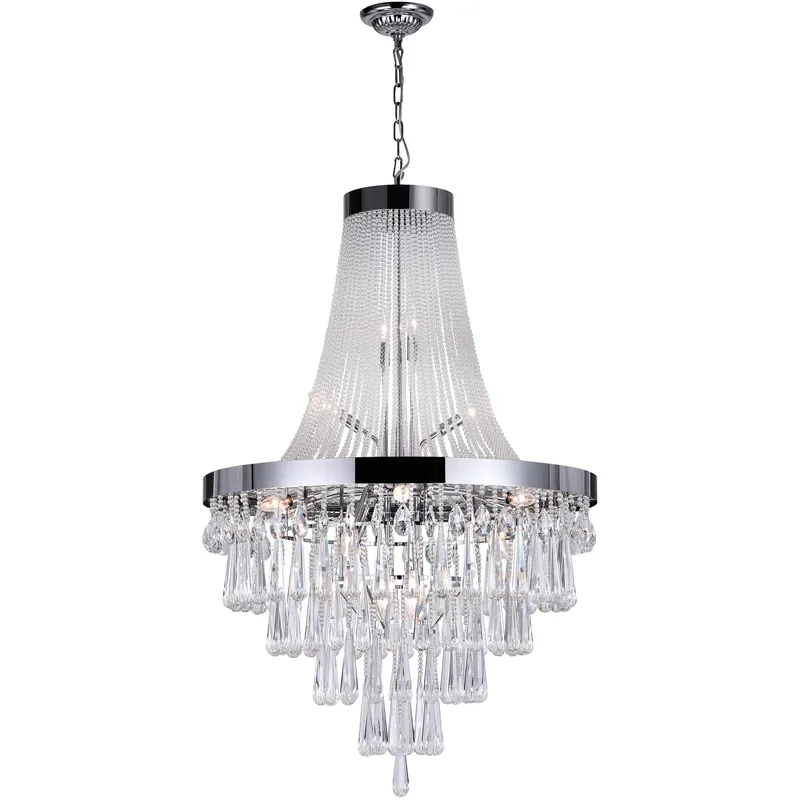 Vast 17 Light 32 inch Chrome Down Chandelier Ceiling Light