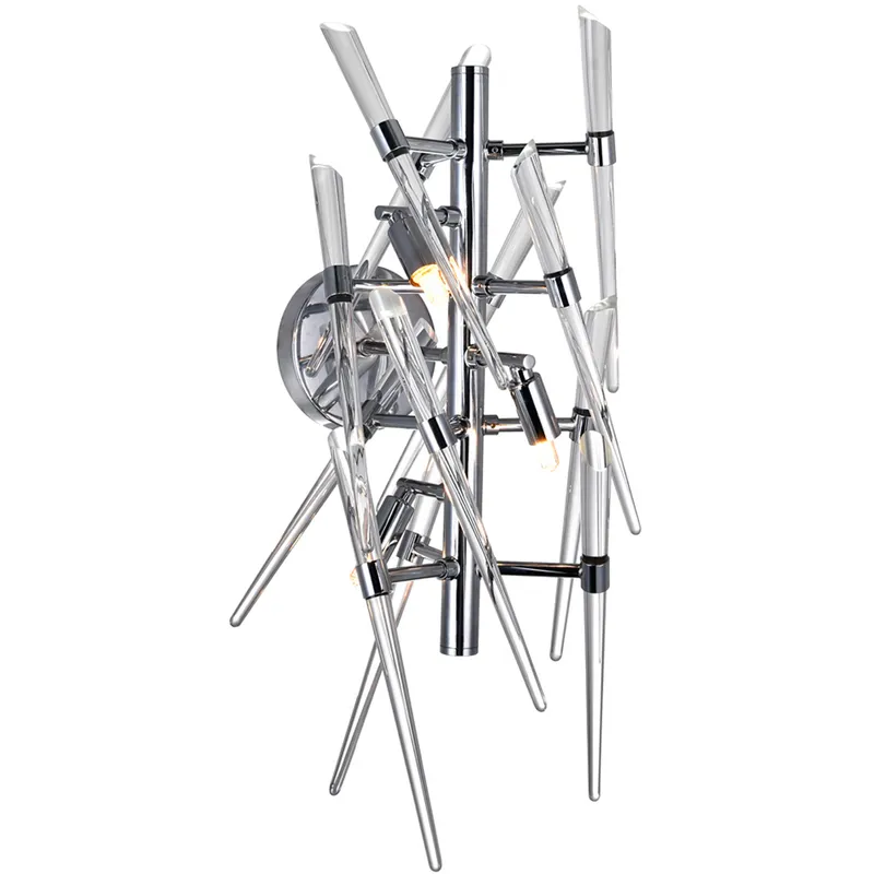 Icicle 3 Light 11 inch Chrome Wall Light