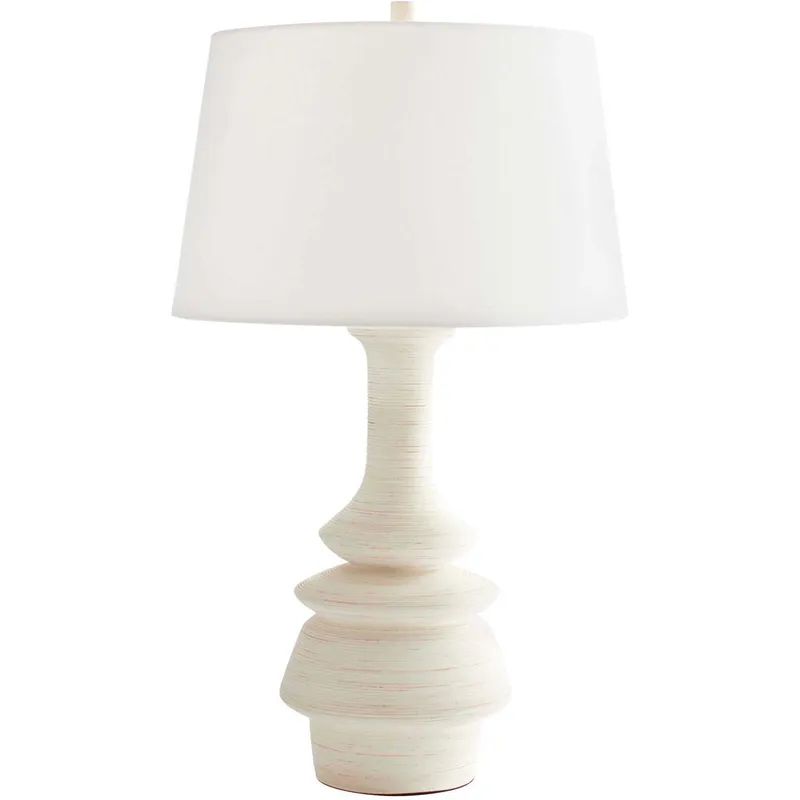 Barcelona 30 inch 60 watt Off-White Table Lamp Portable Light