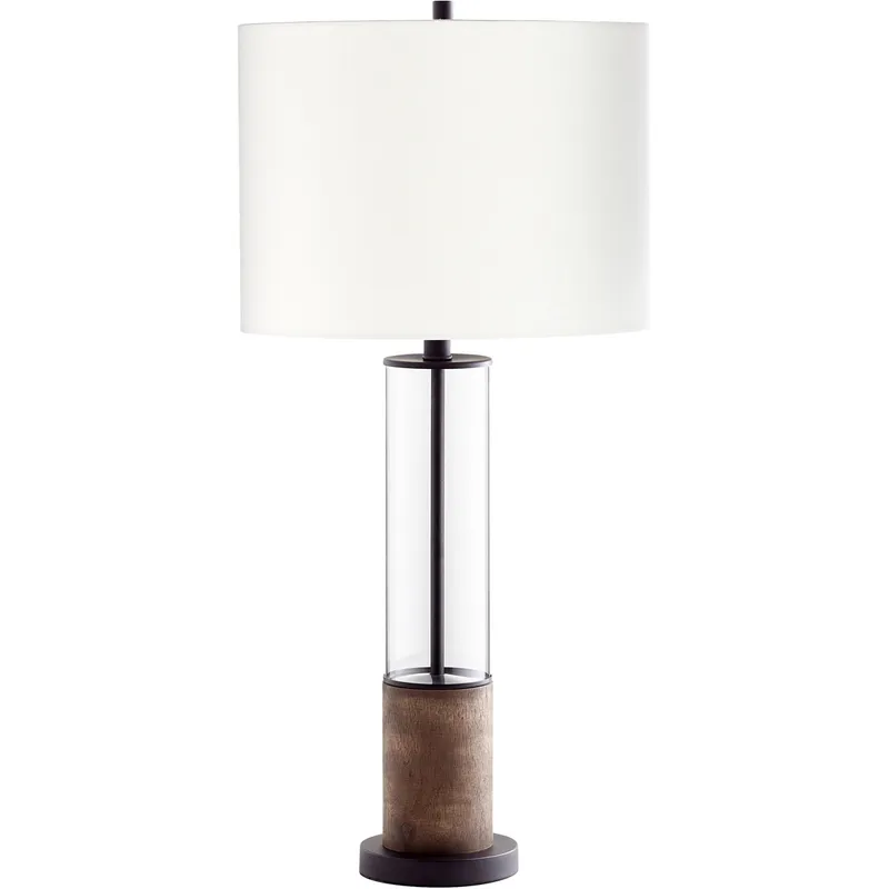 Colossus 32.25 inch 100 watt Gunmetal Table Lamp Portable Light