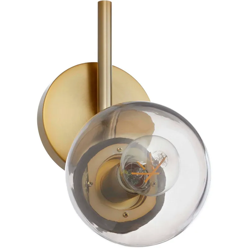 Edyson 1 Light 5 inch Aged Brass Wall Bracket Wall Light