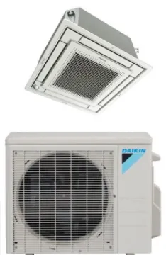 Daikin 15,000 BTU Vista Ceiling Cassette Ductless Mini-Split Heat Pump System - 20.7 SEER - R-410A